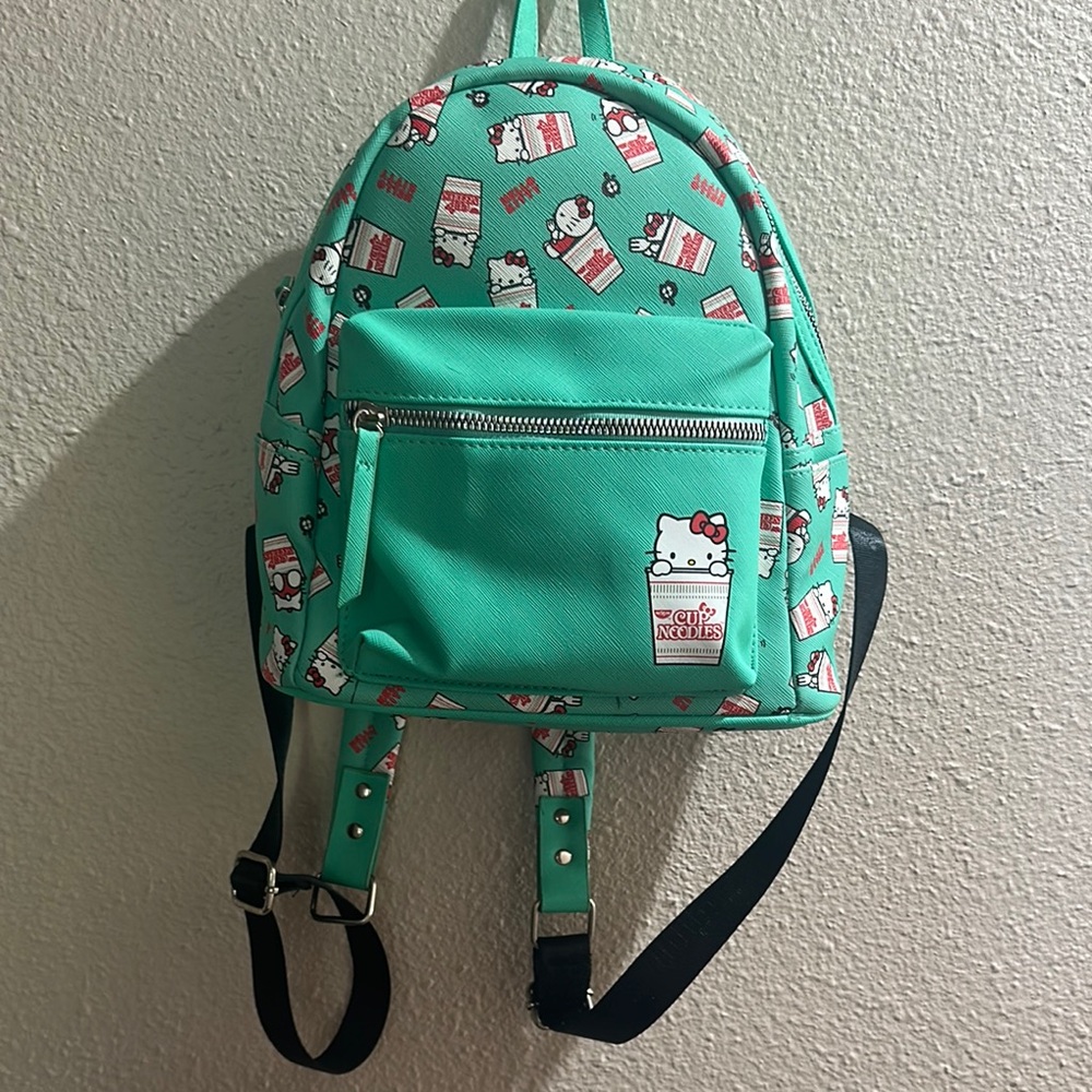 Hello Kitty Turquoise Backpack - image 1